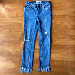 Free People skinny jeans
